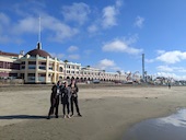 Prospective grad students tour of the Santa Cruz Boardwalk